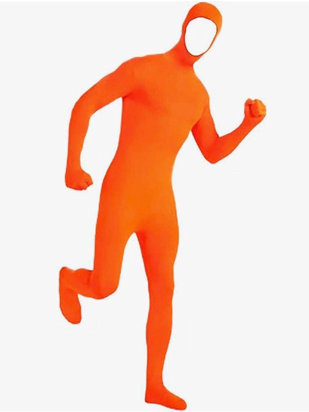 Lorax costume Halloween Orange bodysuit stretch small – medium
